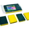 KIT C/ 4 ESPONJAS VERDE E AMARELA 866