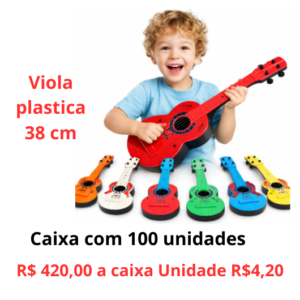 viola plastica caixa fechada 100 unidades