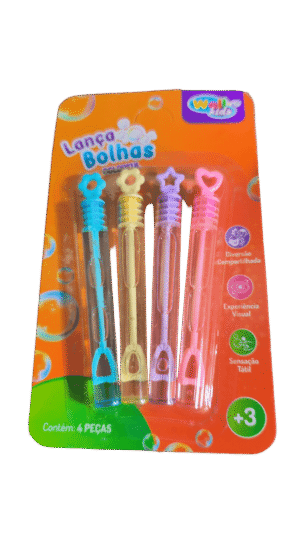 BOLHA DE SABAO TUBINHO 4 PÇS 7939