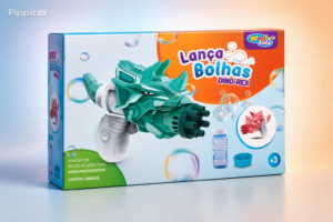 LANÇA BOLHA DE SABAO PILHA DINO REX 9659